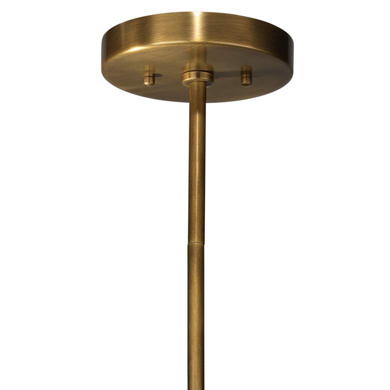 Image 3 Jamie Young Orbit 30" Wide Antique Brass Metal Chandelier more views