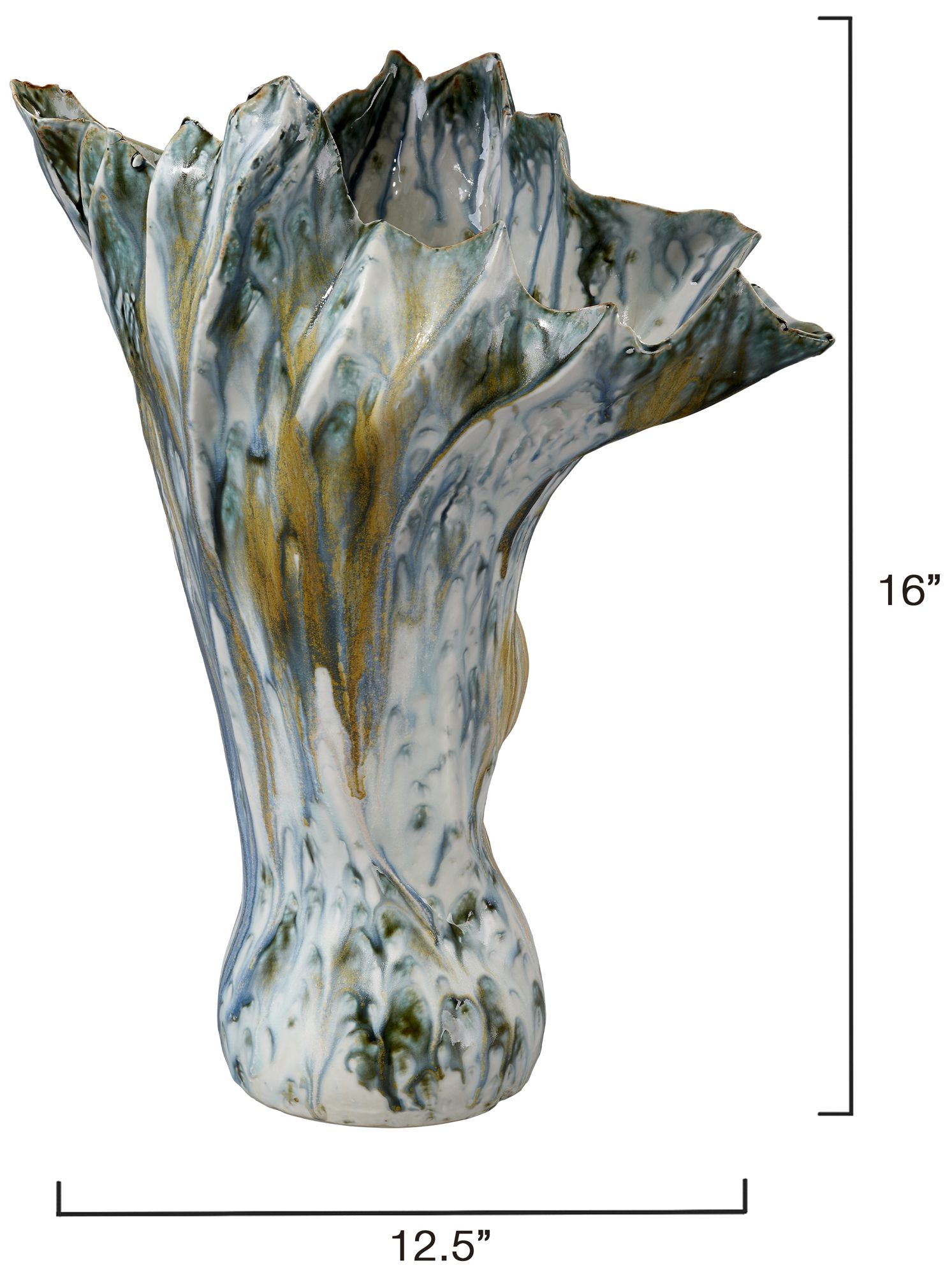 Image 3 Jamie Young Orca Ceramic Decorative Vase more views