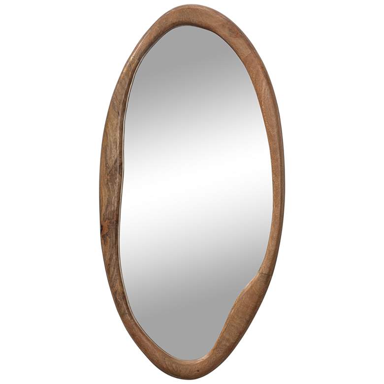 Image 2 Jamie Young Organic Natural Wood 19 1/2" x 39" Wall Mirror