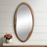 1_Jamie Young Organic Natural Wood 19 1/2" x 39" Wall Mirror