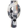 Jamie Young Pablo 19" High Beige and Gray Ceramic Vase