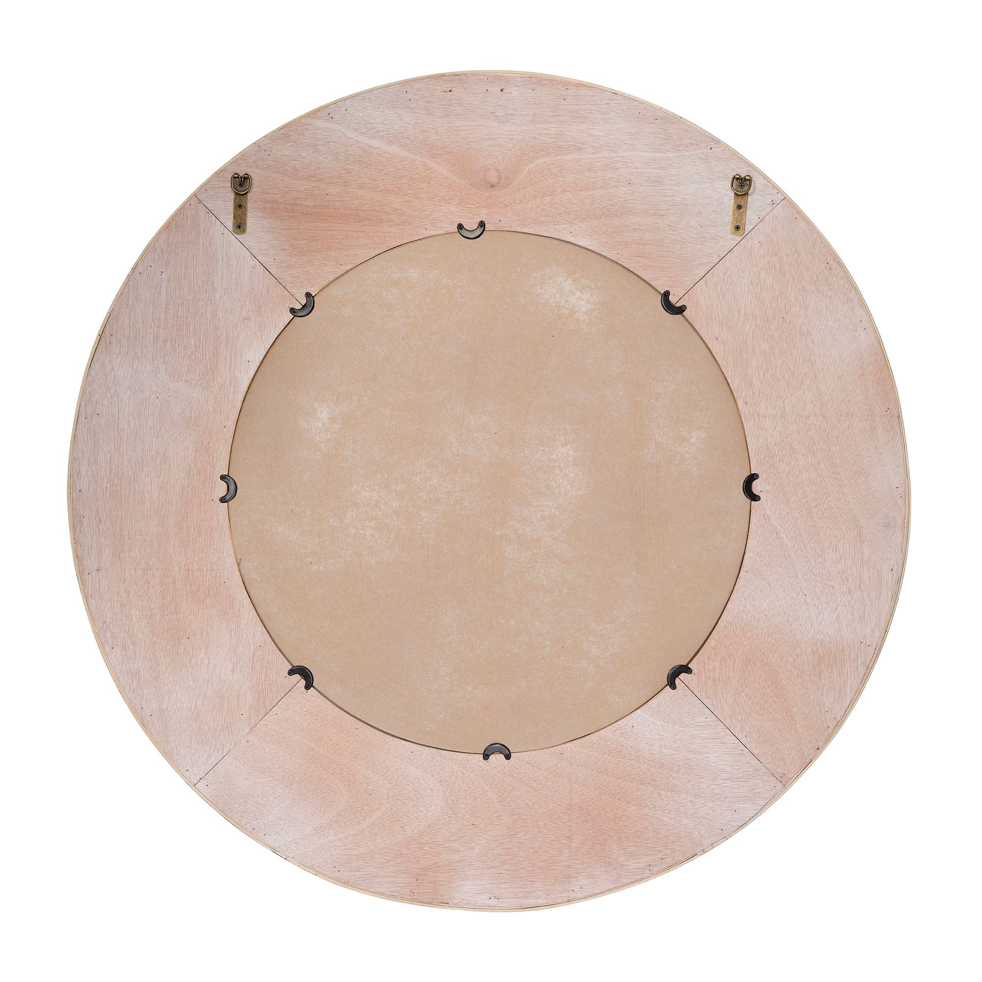Image 7 Jamie Young Paddock Bamboo Round Wall Mirror, Cream more views