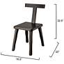 4_Jamie Young Parlor Mango Wood Chair in Black more views