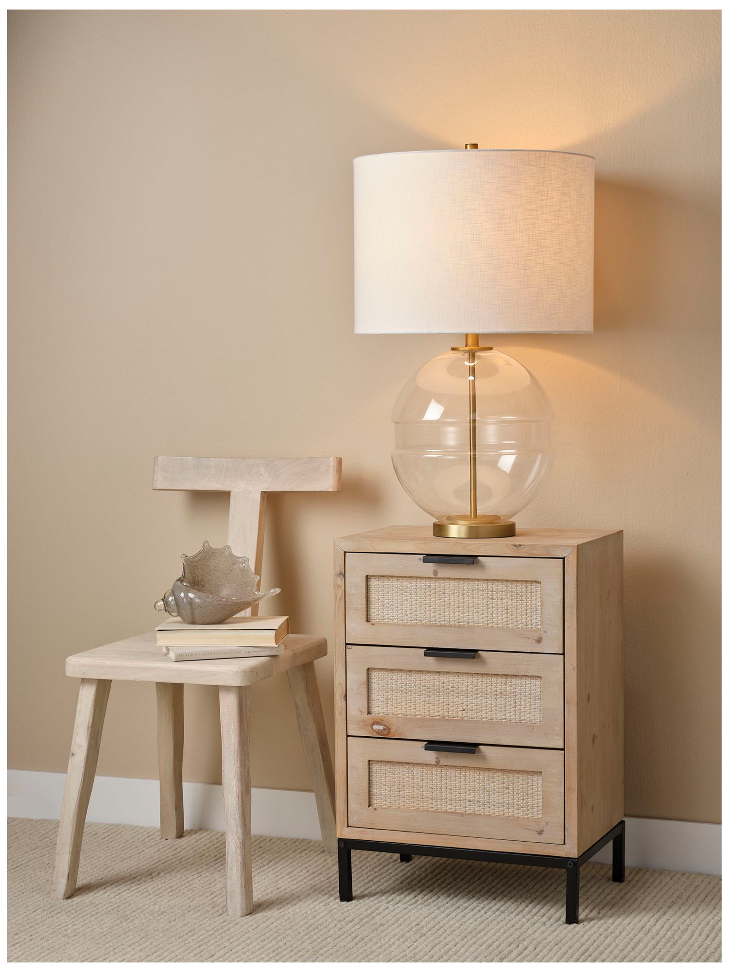 Jamie Young Parlor Mango Wood Chair in White