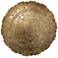 Jamie Young Penelope 19" Round Antique Brass Iron Wall Art