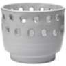 Jamie Young Perforated White Ceramic Decorative Pot