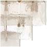 5_Jamie Young Perignon Three Tier Melted Glass and Iron Chandelier more views
