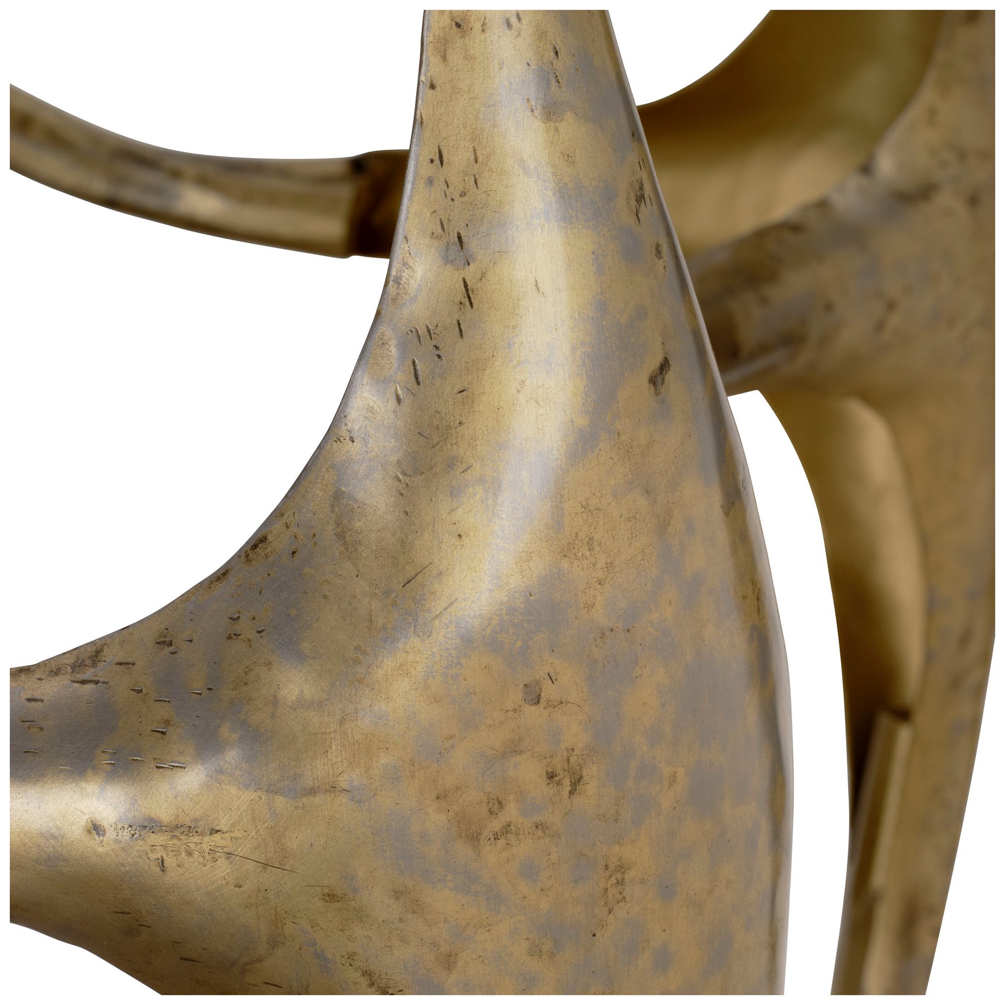 Image 4 Jamie Young Persephone Iron Console Table 31.5" in Gold more views