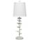 Jamie Young Petals White Gesso and Plaster Table Lamp