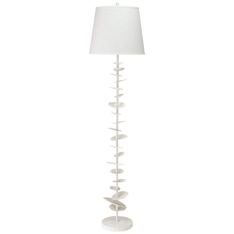 Image 2 Jamie Young Petals White Gesso Floor Lamp