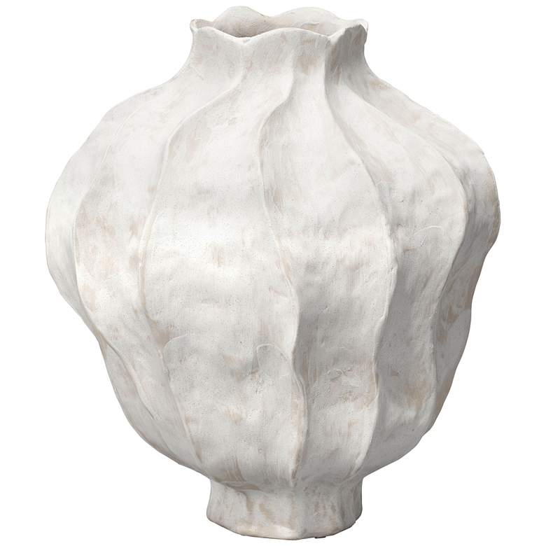 Image 1 Jamie Young Poppy Porcelain 14.5" High Decorative Vase