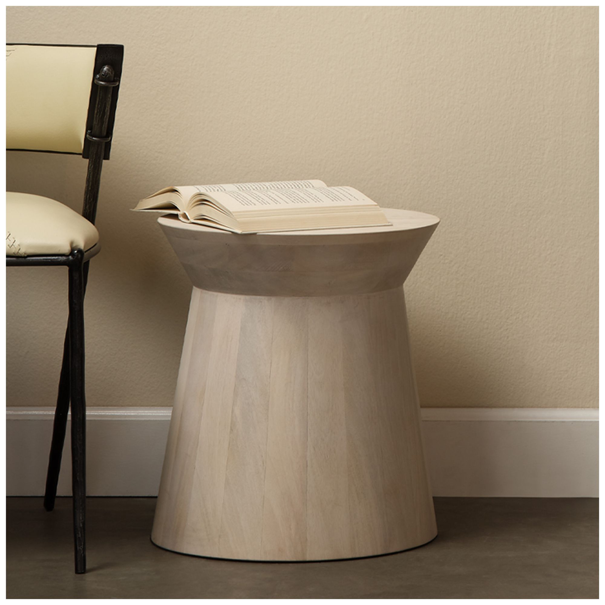 Image 2 Jamie Young Porcini Wood Side Table 18" more views
