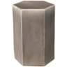 Jamie Young Porto 11 1/2" Wide Dark Gray Ceramic Table