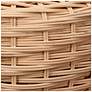 4_Jamie Young Portobello Rattan Table Lamp with Linen Shade more views