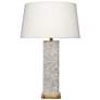 2_Jamie Young Preston Mother of Pearl Table Lamp with Linen Shade