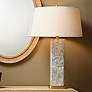 1_Jamie Young Preston Mother of Pearl Table Lamp with Linen Shade