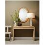 5_Jamie Young Preston Mother of Pearl Table Lamp with Linen Shade more views