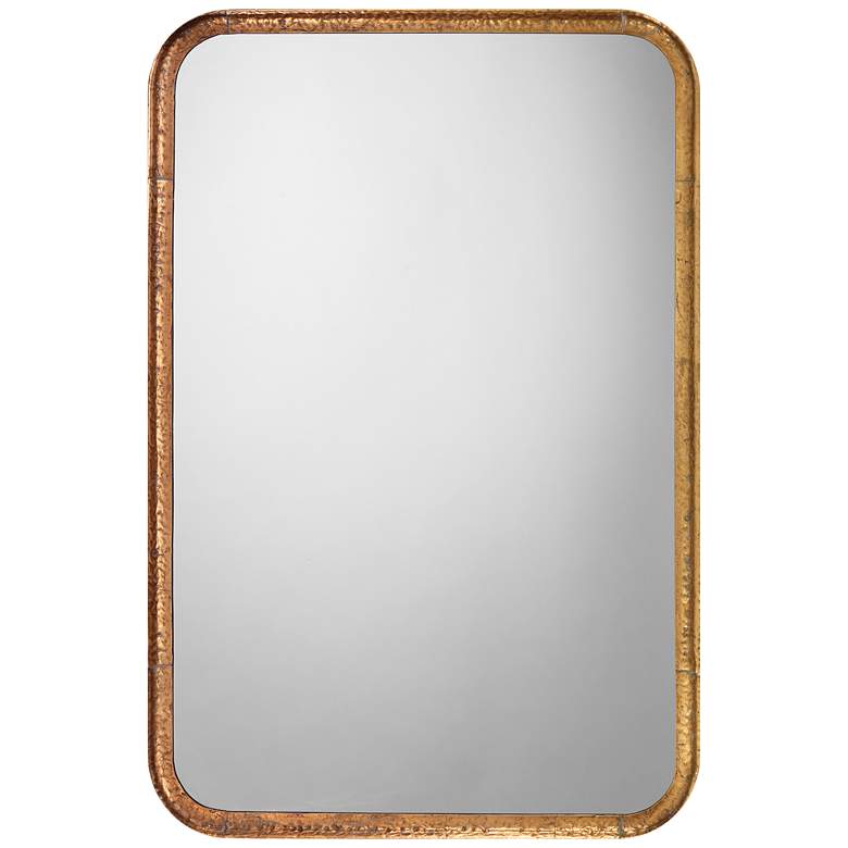 Image 1 Jamie Young Principle Gold Leaf 24 inch x 36 inch Vanity Mirror