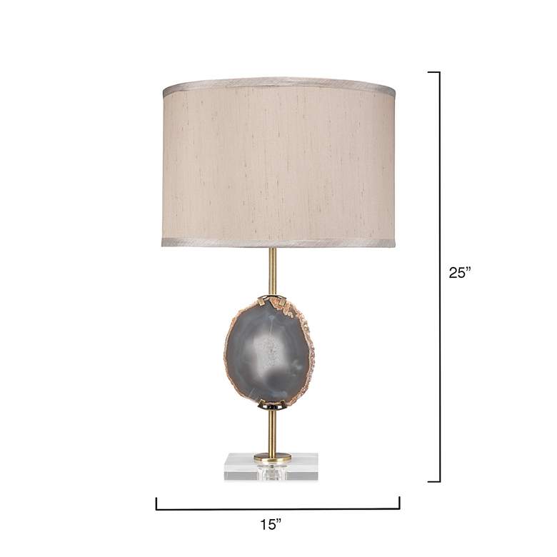 Image 7 Jamie Young Purple Natural Lavender Agate Table Lamp more views