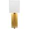 Jamie Young Quadrant Brass X-Shaped Iron Table Lamp