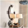2_Jamie Young Quadrant Leather 33.5" x 33.5" Round Wall Mirror more views