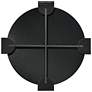 5_Jamie Young Quadrant Leather 33.5" x 33.5" Round Wall Mirror more views