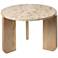 Jamie Young Quarry Wood and Tendua Stone Coffee Table