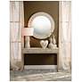 5_Jamie Young Rail Polyresin Table Lamp with Linen Shade, White more views