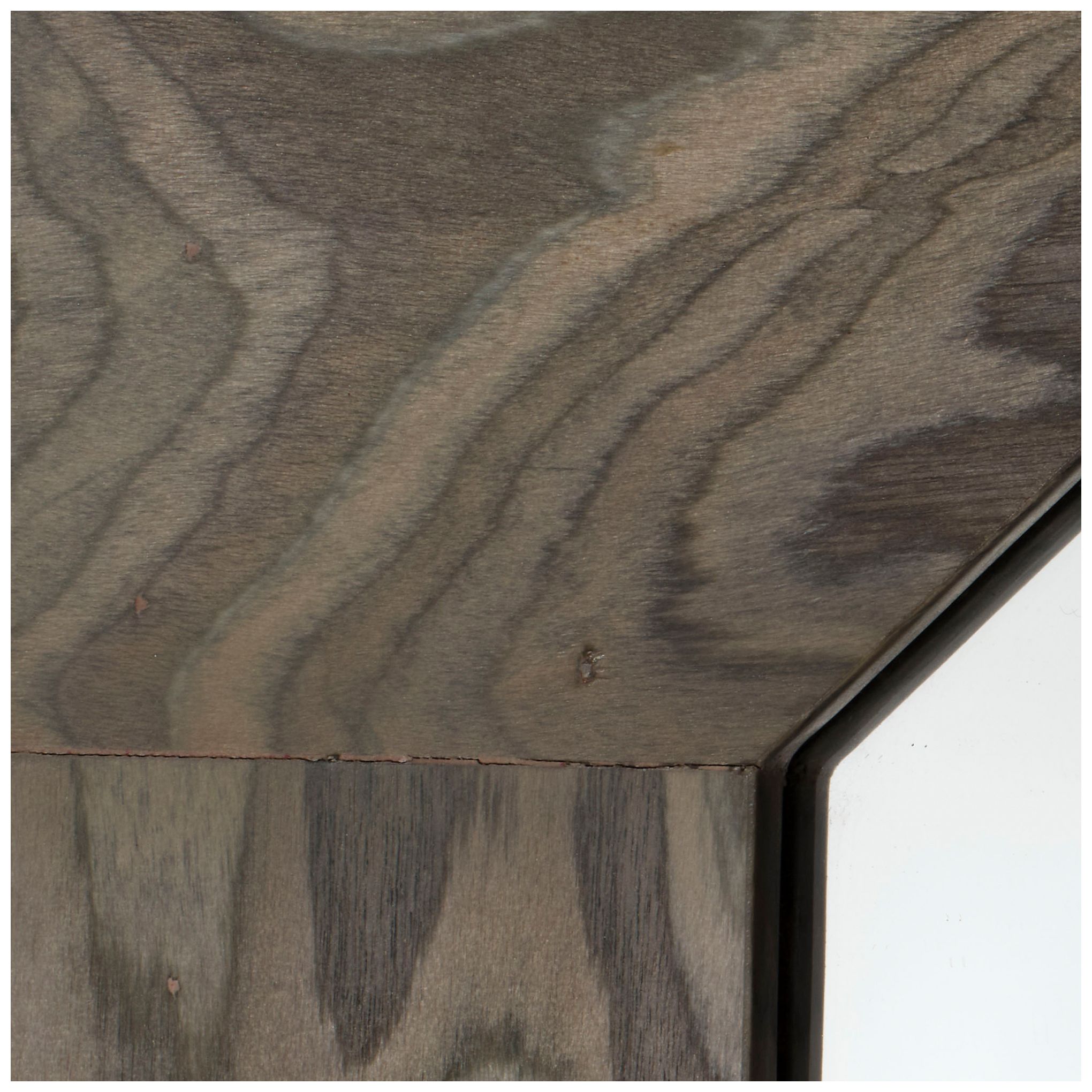 Image 2 Jamie Young Ravine Wood Wall Mirror 40" in Gray more views