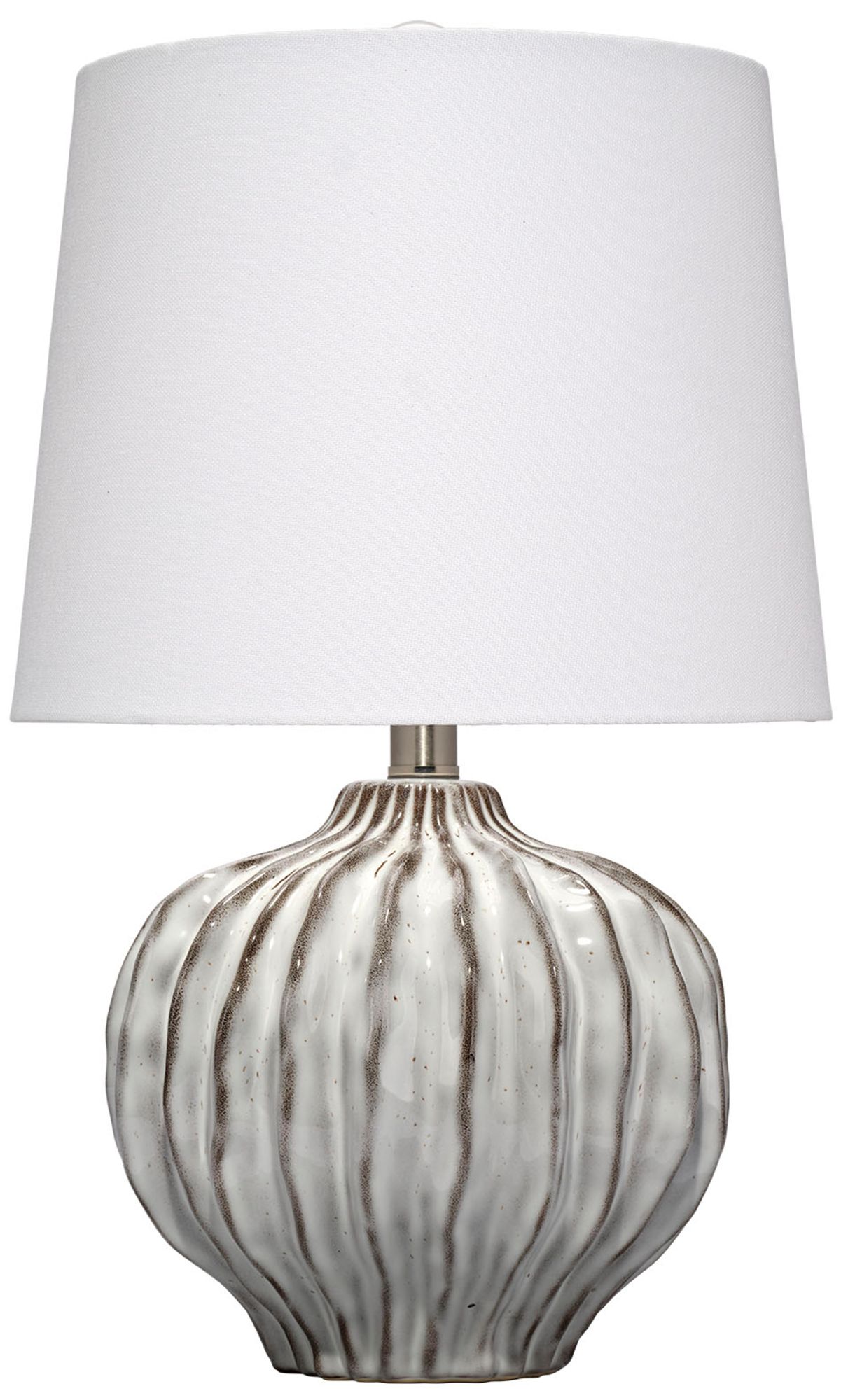 Image 2 Jamie Young Reef Ceramic Table Lamp with Linen Shade