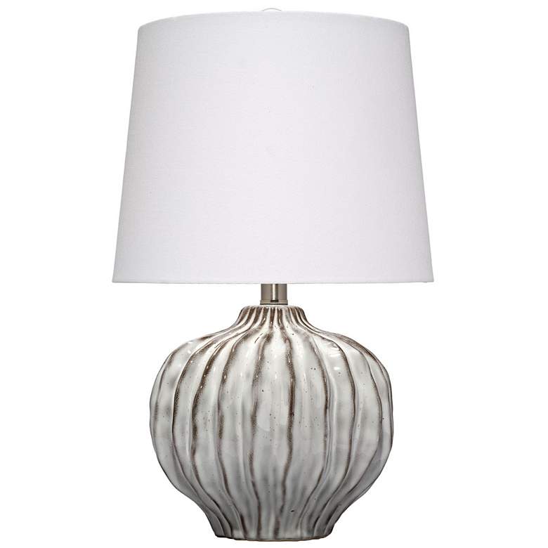 Image 2 Jamie Young Reef Ceramic Table Lamp with Linen Shade