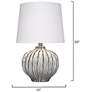 3_Jamie Young Reef Ceramic Table Lamp with Linen Shade more views