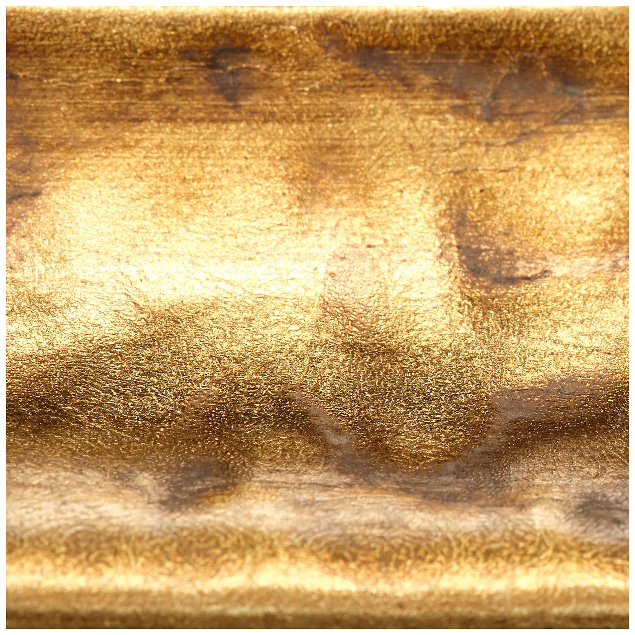 Image 4 Jamie Young Refined Iron Round Extra Large Wall Mirror 60" in Gold more views