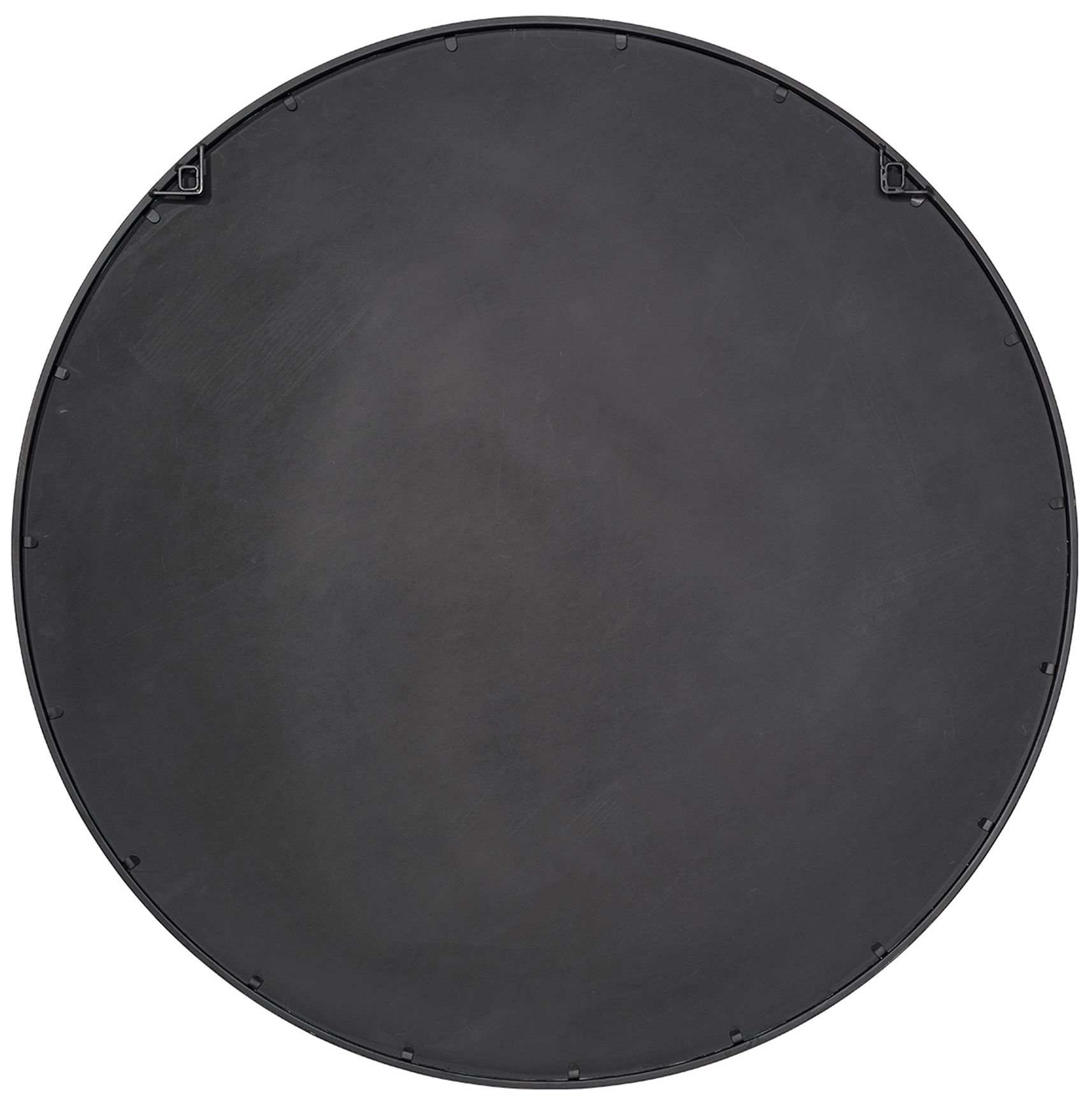 Image 5 Jamie Young Refined Iron Round Large Wall Mirror 48" in Black more views
