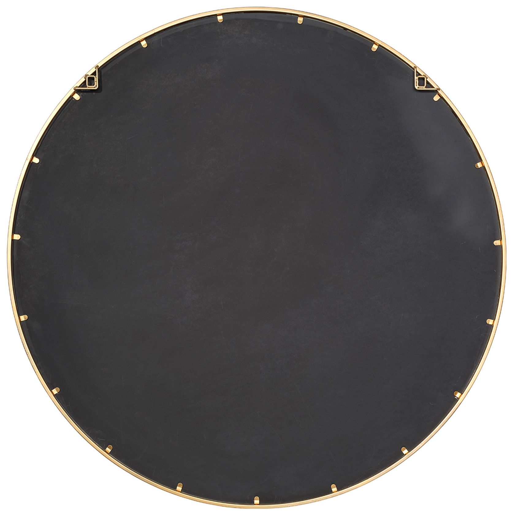 Image 5 Jamie Young Refined Iron Round Large Wall Mirror 48" in Gold more views