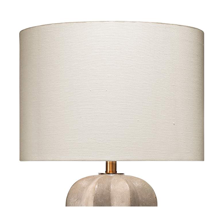 Image 2 Jamie Young Regal Gray Cement Table Lamp more views