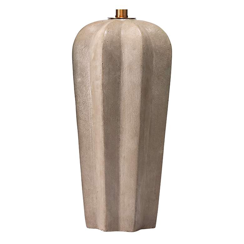 Image 3 Jamie Young Regal Gray Cement Table Lamp more views