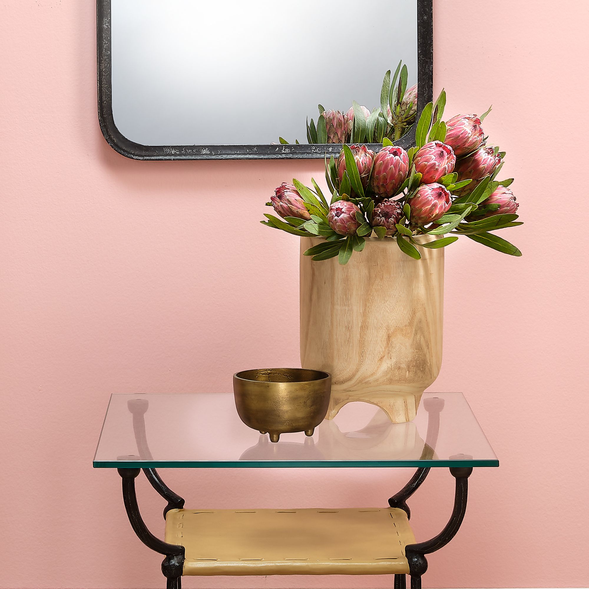 Image 6 Jamie Young Relic Bowl 4" High Brass Finish Small Footed Bowl more views