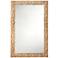 Jamie Young Relief Natural 24" x 36" Rectangular Wall Mirror