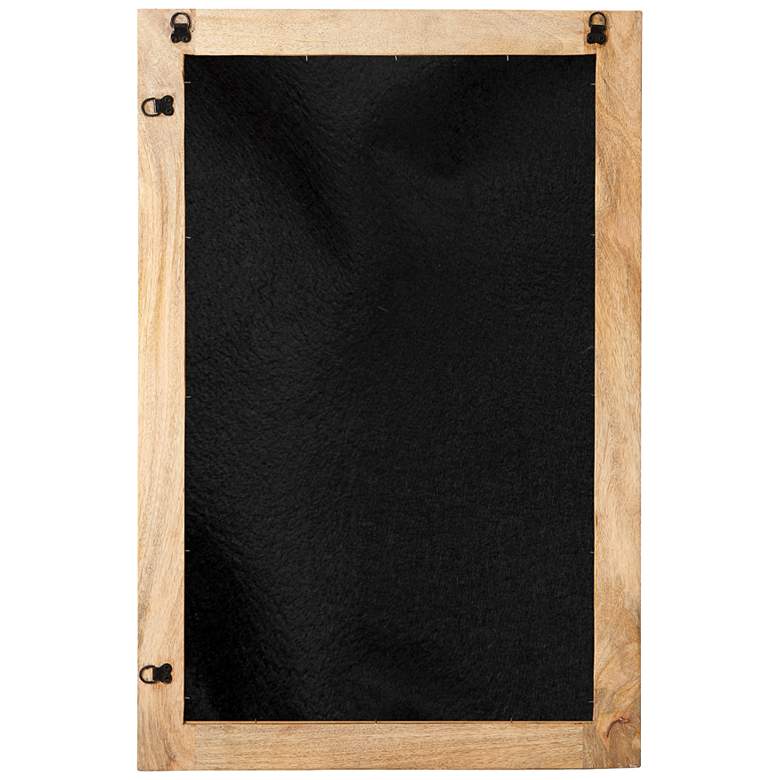 Image 5 Jamie Young Relief Natural 24" x 36" Rectangular Wall Mirror more views