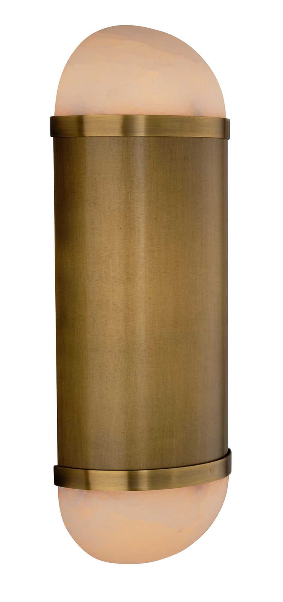 Jamie Young Remedy Alabaster 2-Light Wall Sconce 16"