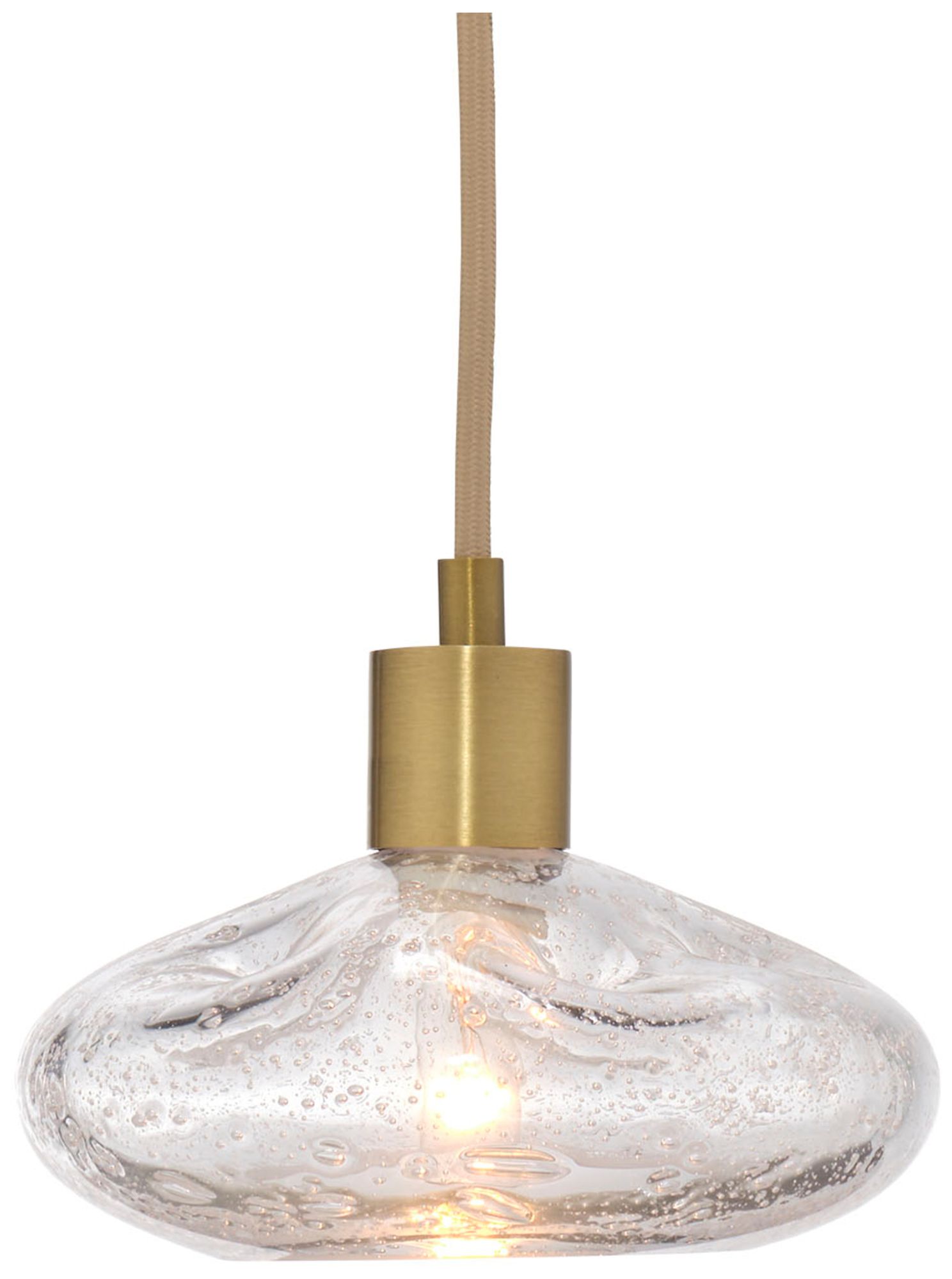 Image 5 Jamie Young Reservoir 1-Light Blown Glass Pendant 17" more views