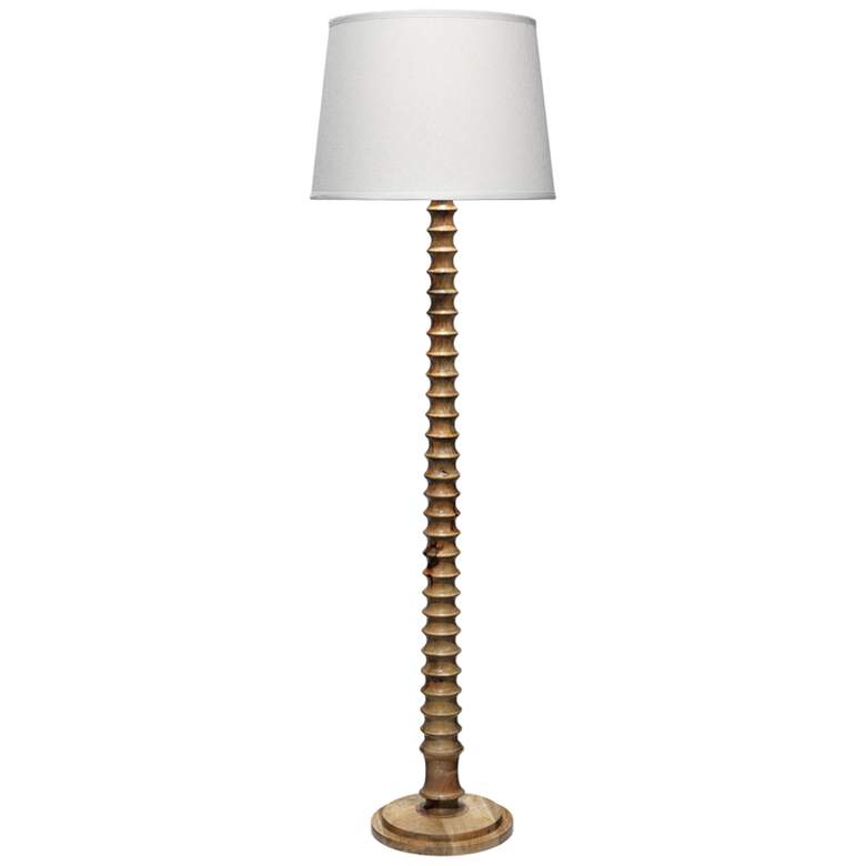 Image 2 Jamie Young Revolution 62 3/4" Mango Wood Column Floor Lamp