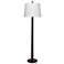 Jamie Young Revolution Wood 1-Light Black Floor Lamp