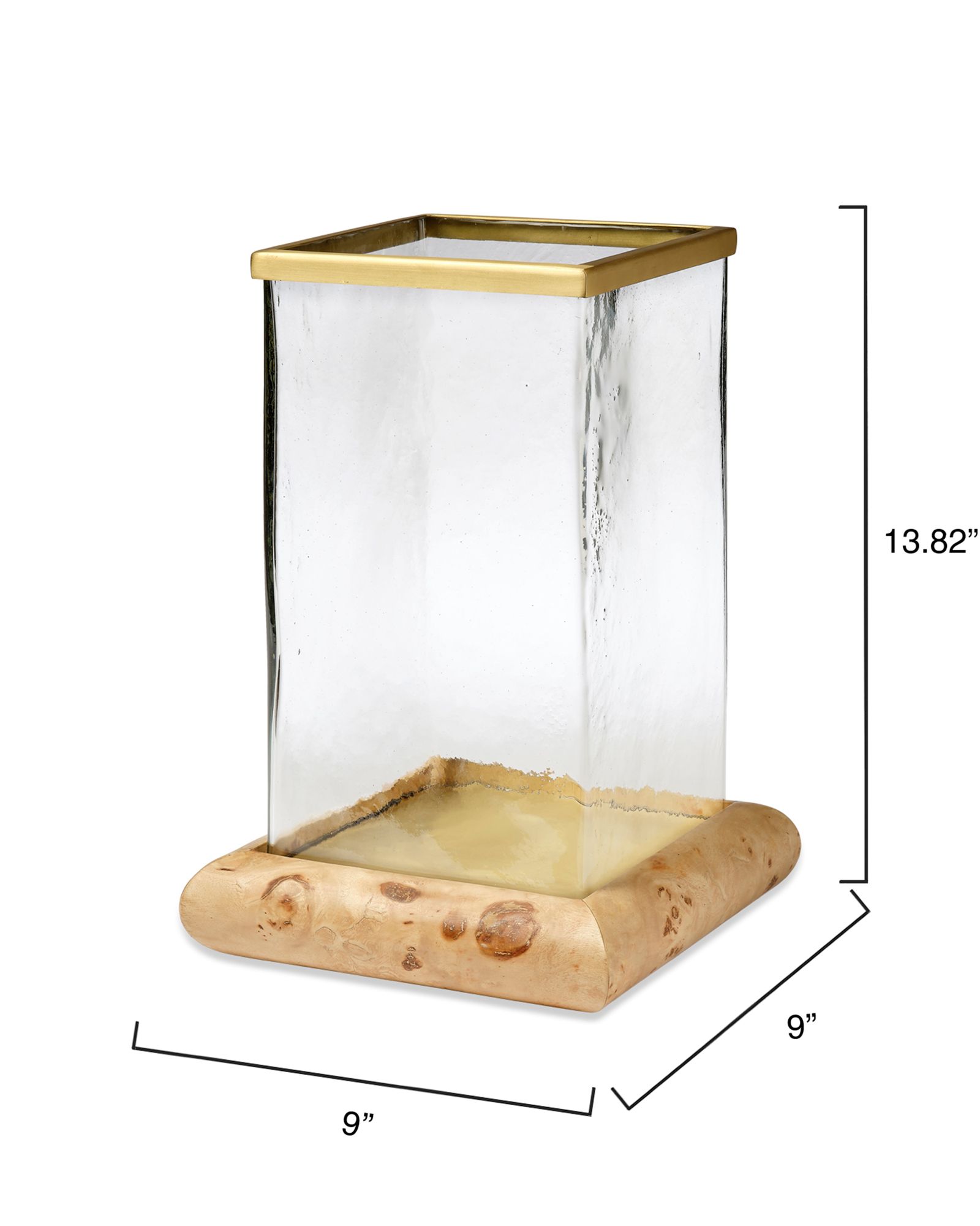 Image 3 Jamie Young Rhine Burl Wood Hurricane more views
