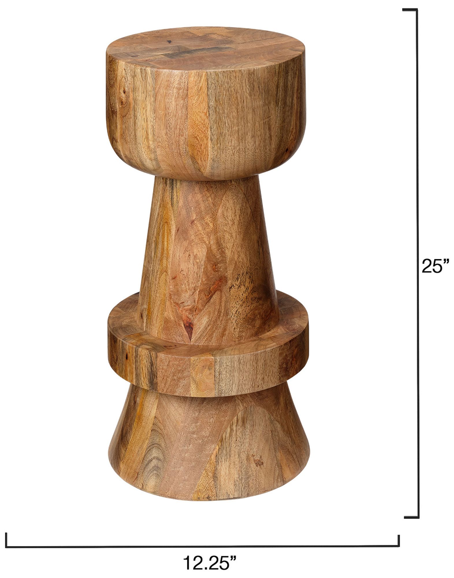 Image 2 Jamie Young Rook Mango Wood Counter Stool more views