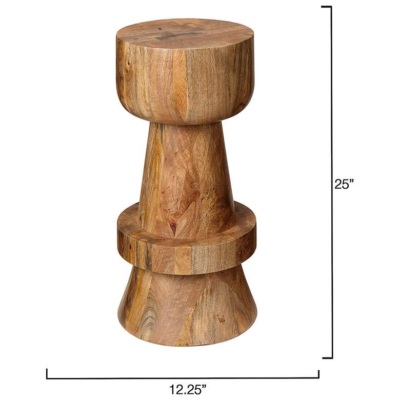 Image 2 Jamie Young Rook Mango Wood Counter Stool more views
