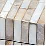 4_Jamie Young Roosevelt Grey Mother of Pearl Textured Decorative Large Box more views