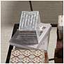 2_Jamie Young Roosevelt Grey Mother of Pearl Textured Decorative Small Box more views