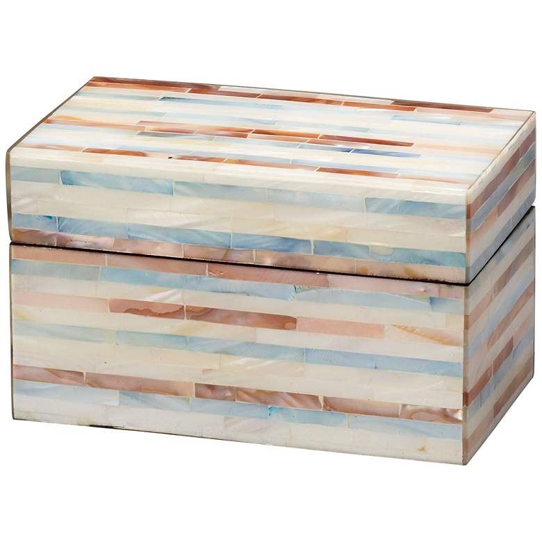 Image 1 Jamie Young Roosevelt Mother of Pearl Decorative Small Box
